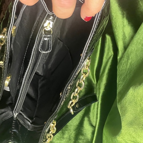 Black patent leather purse - Picture 7 of 9